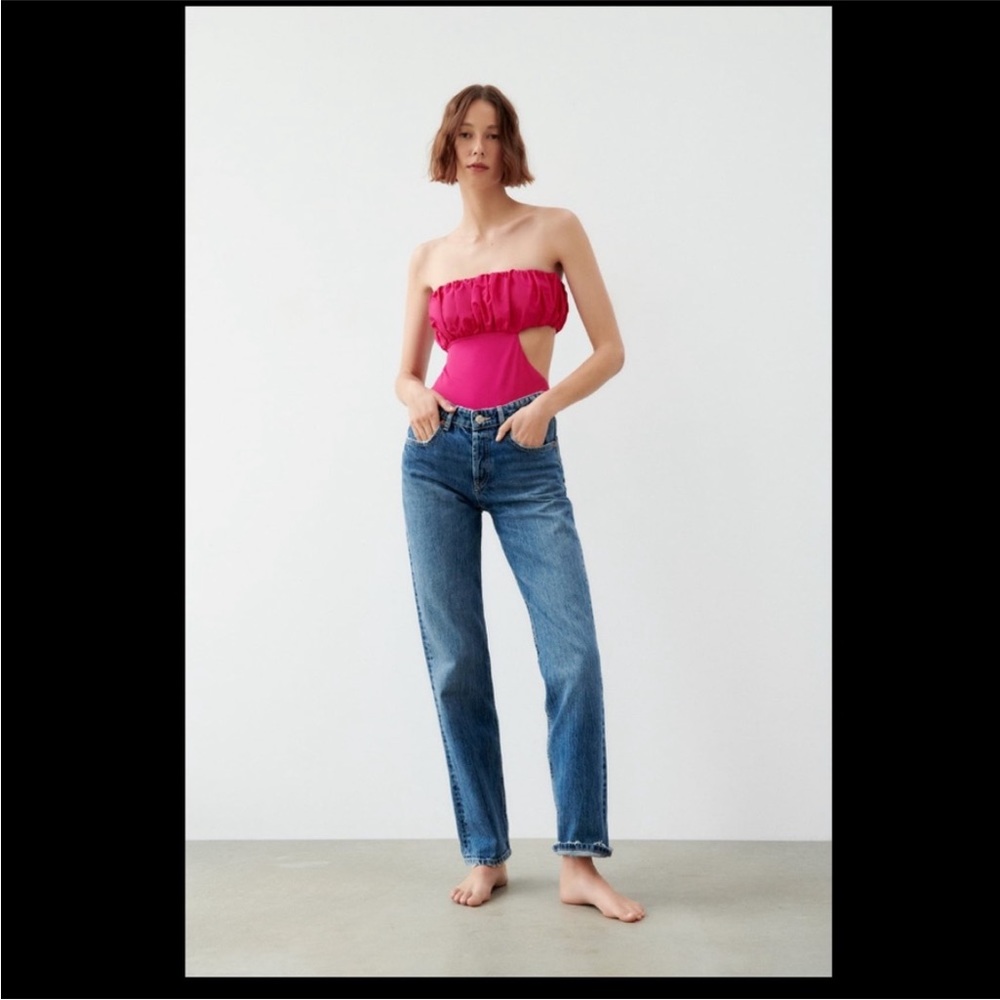 NWT Zara Ruffled Swimsuit - Picture 6 of 9